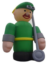 Custom Inflatable Tool Man