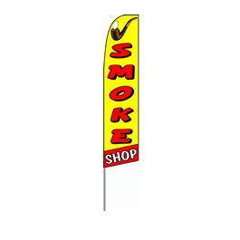 Smoke Shop Feather Flag