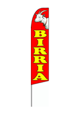 Birria Feather Flag