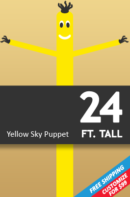 24 FT Air Dancer - Yellow