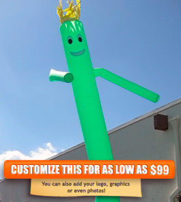 Plain Green Sky Puppet - 20 Ft.