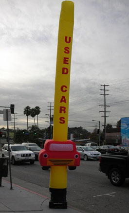 Used Cars SkyPuppet - Yellow (Double-Sided) - 20 Ft.