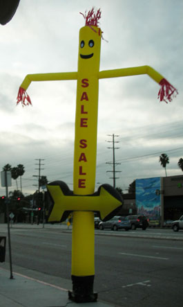 Sale Sale With Arrow - Yellow (Double Sided) - 20 Ft.