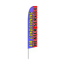AC Heater Service Feather Flag