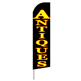 Antiques Feather Flag