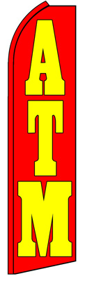 ATM (Red/Yellow) Feather Flag