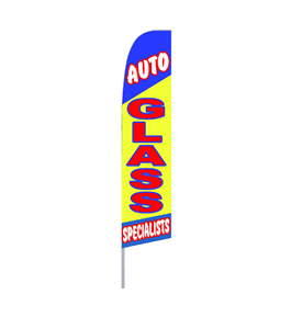 Auto Glass Feather Flag