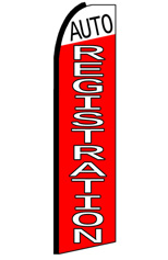 Auto Registration Feather Flag