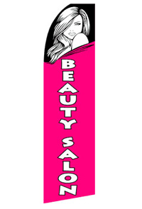 Beauty Salon Feather Flag