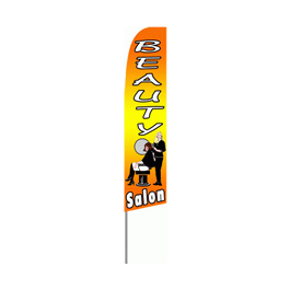 Beauty Salon Feather Flag