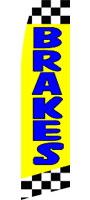 Brakes Feather Flag