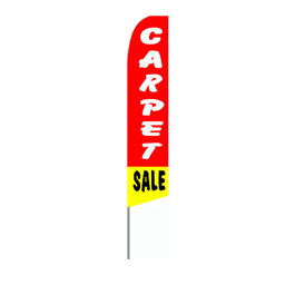 Carpet Sale (Red/Yellow) Feather Flag