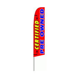 Certified Pre-Owned Feather Flag