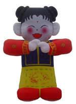 Custom Inflatable Chinese Girl