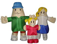 Custom Inflatable Family