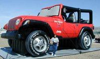 Custom Inflatable Jeep