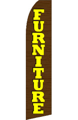 Furniture (Brown/Yellow) Feather Flag