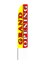 Grand Opening (Red/Yellow) Feather Flag