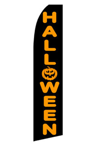 Halloween Feather Flag