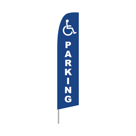 Handicapped Parking Feather Flag