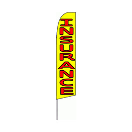 Insurance (Yellow) Feather Flag