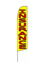 Insurance (Yellow) Feather Flag