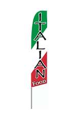 Italian Food Feather Flag