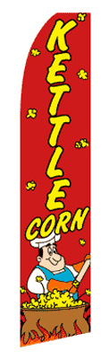 Kettle Corn Feather Flag