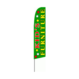 Kids Furniture Feather Flag