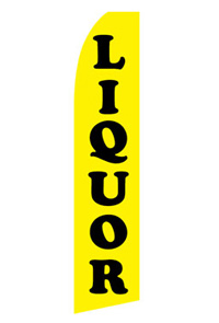 Liquor Feather Flag