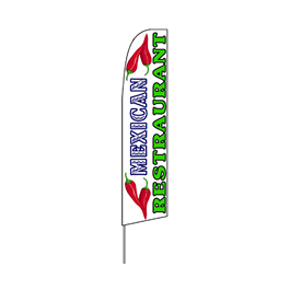 Mexican Restraurant Feather Flag