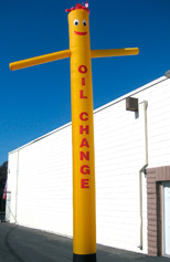 Oil Change SkyPuppet - Yellow (Double-Sided) - 20 Ft.