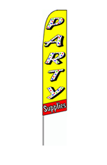 Party Supplies Feather Flag