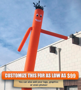 Plain Orange Sky Puppet - 20 Ft.