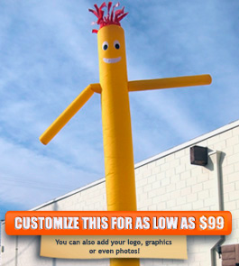 Plain Yellow Sky Puppet - 20 Ft.