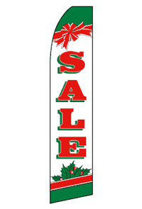 Sale - Christmas Feather Flag