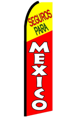 Seguros Para Mexico Feather Flag
