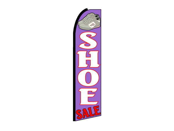 Shoe Sale Feather Flag