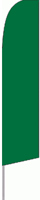 Solid Green Feather Flag