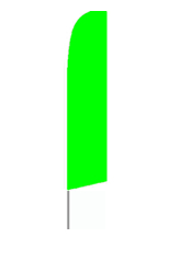 Solid Green Lime Feather Flag