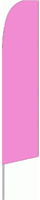 Solid Pink Feather Flag