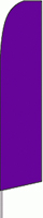 Solid Purple Feather Flag
