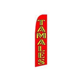 Tamales Feather Flag
