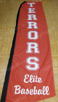 Elite Baseball Custom Feather Flag