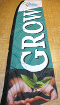 Grow Custom Feather Flag