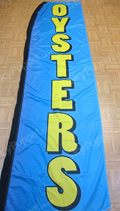 Oysters Custom Feather Flag