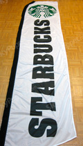 Starbuck Coffee Custom Feather Flag