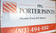 Porter Paints Vinyl Banner
