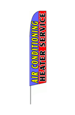 AC Heater Service Feather Flag