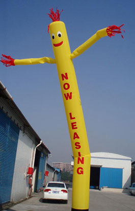 Now Leasing SkyPuppet - Yellow (Single-Sided) - 20 Ft.